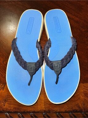 Sperry Top-Sider Braided Strap Flip Flops